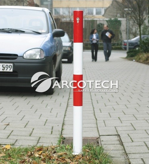 Paletto Stradale Di Sicurezza 75 Cm Delineatore Intersezioni Palo Di Separazione Supporto Per Pali Pali Stradali Pali Per Guardrail Anti Collisione Colonne In Ferro Pali Isolanti