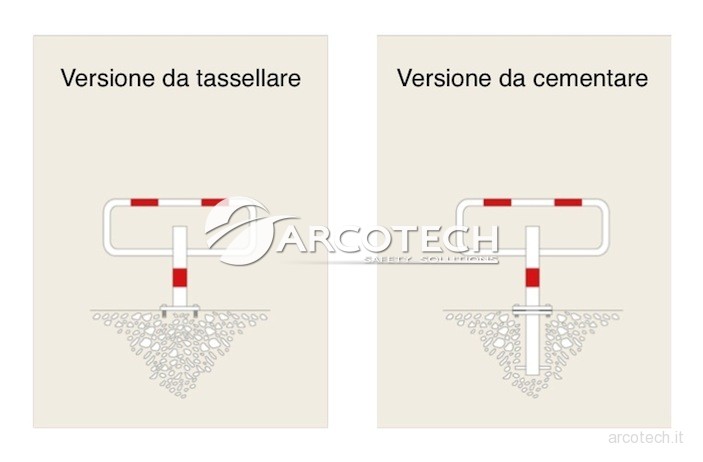 Paletti stradali Ø 76 mm da interrare - Arcotech Srl - Safety